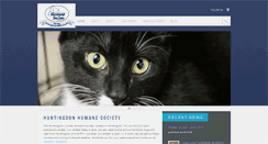 Desktop Screenshot of huntingdonhumanesociety.com