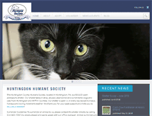 Tablet Screenshot of huntingdonhumanesociety.com